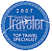 Conde Nast Top Travel Specialist Award for India, Tibet, Mongolia, Sri Lanka