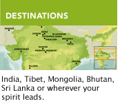 Rajasthan, Kerala, Ladakh, Zanskar, Sikkim, Arunachal, Nagaland, Tiger Parks and Hill Stations are just a few of our Adventure Destinations in India.