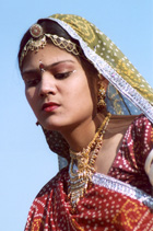 Photo of Rajasthani woman by Gillian Marshall
