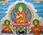 Detail of mural showing the Sakyamuni Buddha
