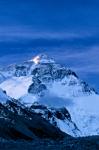 North face of Mount Everest by photographer Lewis Kemper