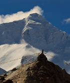 North face of Mount Everest by photographer Lewis Kemper